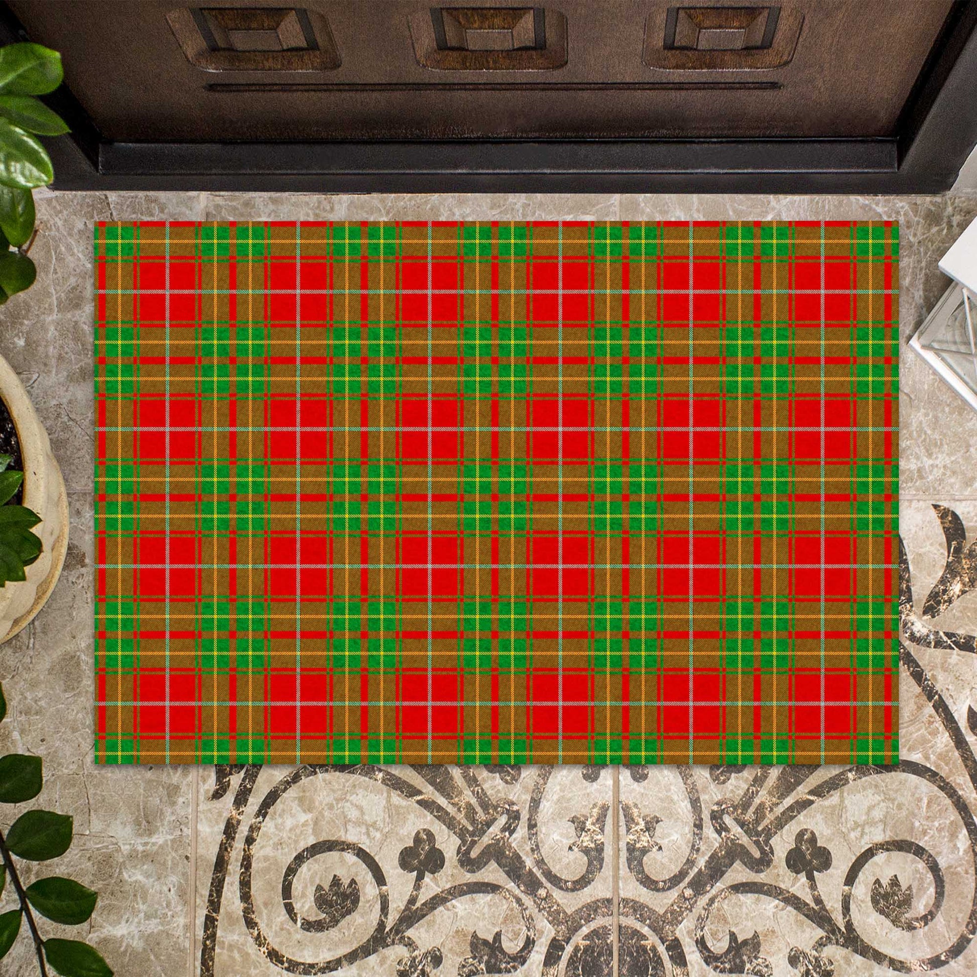 Burnett Ancient Tartan Door Mat - Tartanvibesclothing