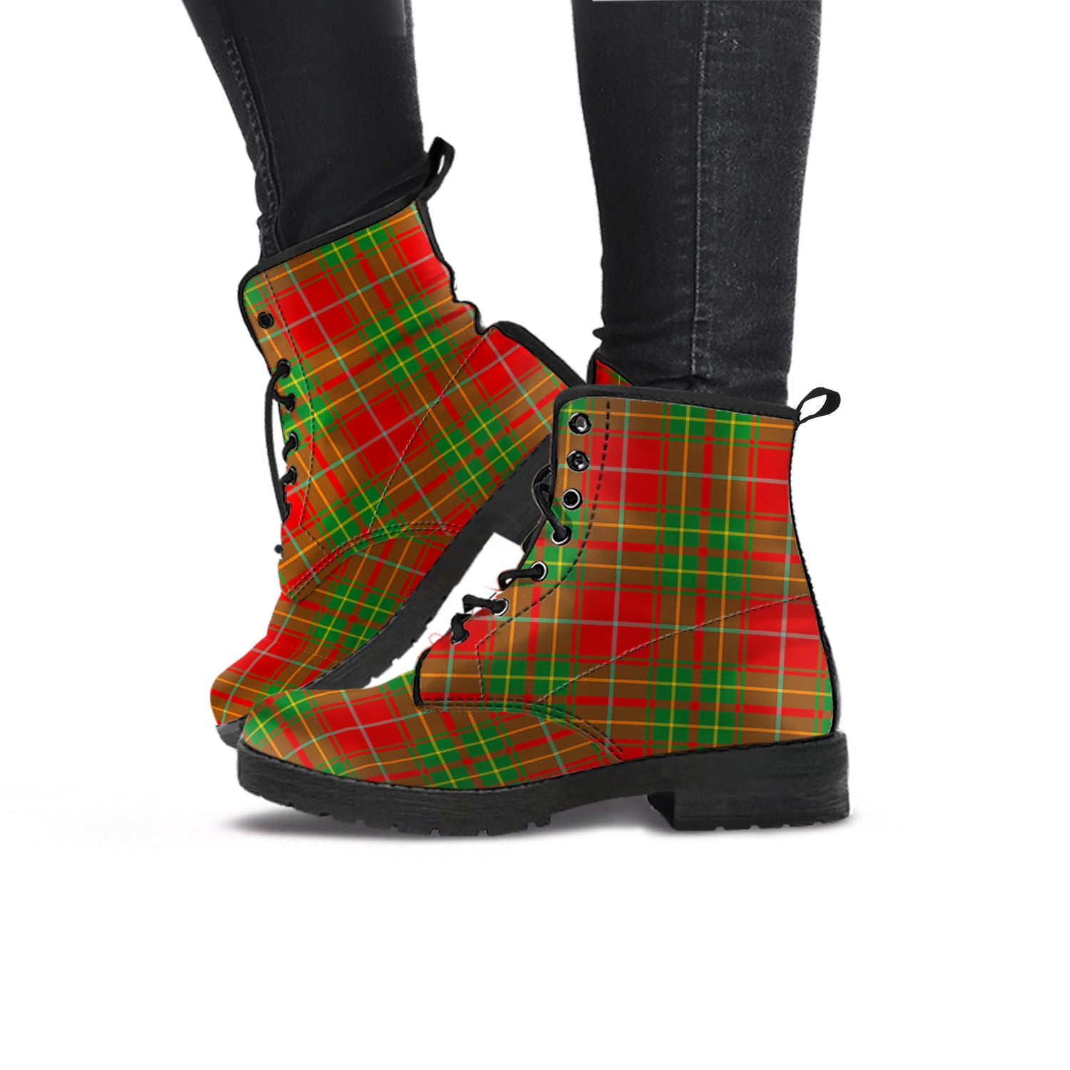 Burnett Ancient Tartan Leather Boots