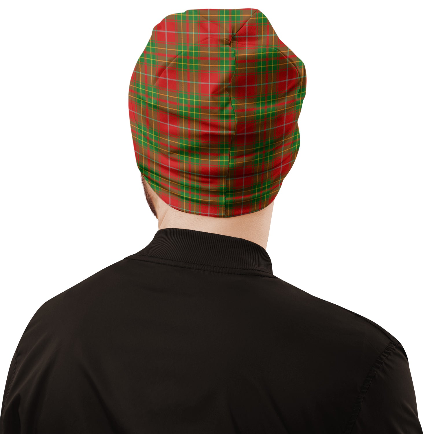 Burnett Ancient Tartan Beanies Hat with Family Crest