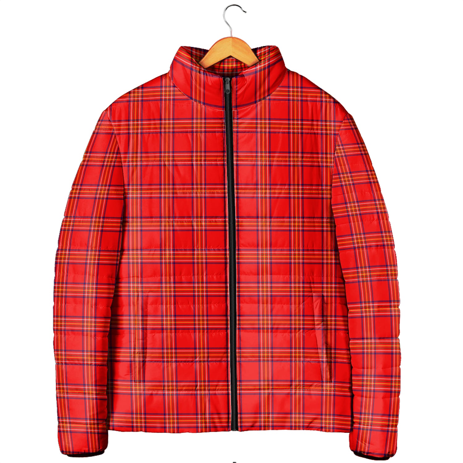 Burnett Modern Tartan Padded Jacket Men's Padded Jacket - Tartan Vibes Clothing