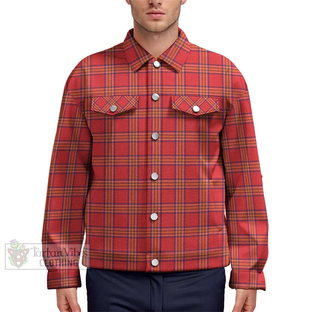 Burnett Modern Tartan Unisex Lapel Cotton Jacket Unisex - Tartan Vibes Clothing