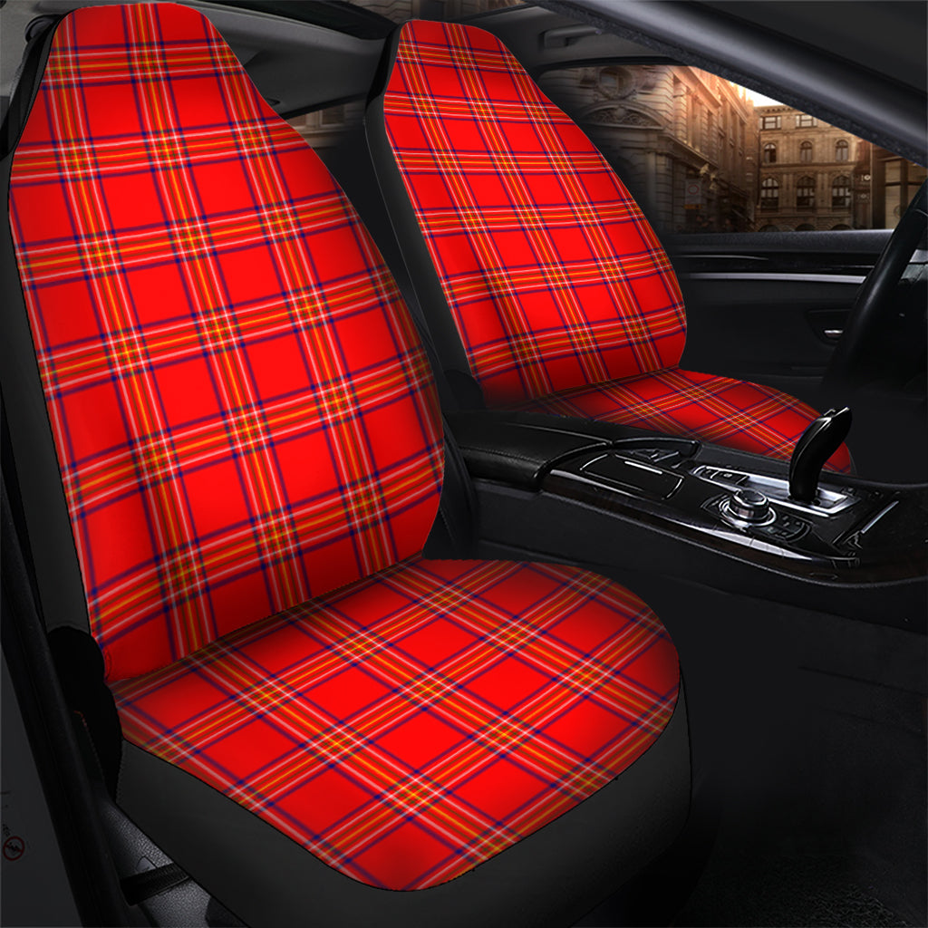 Burnett Modern Tartan Car Seat Cover One Size - Tartanvibesclothing