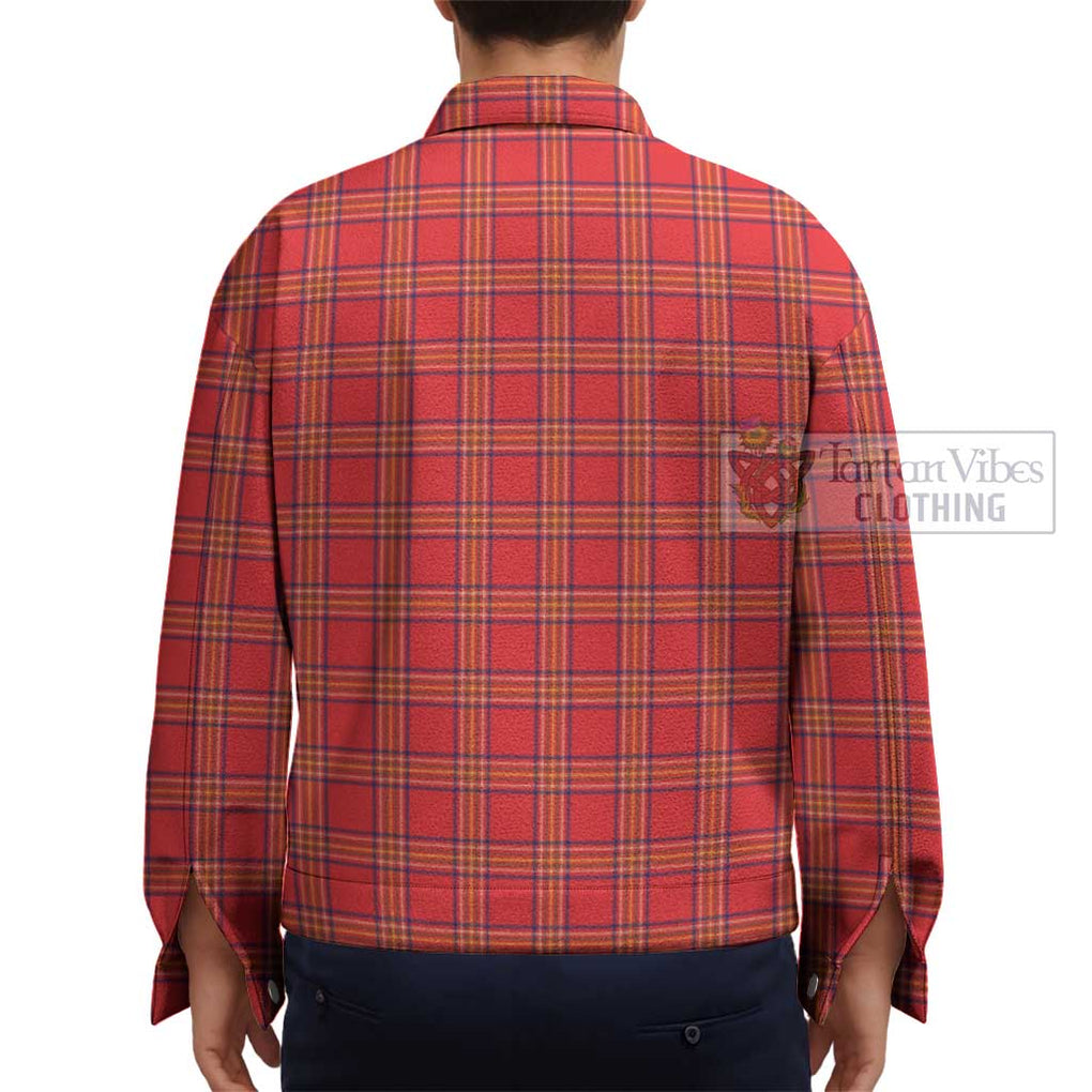 Burnett Modern Tartan Unisex Lapel Cotton Jacket - Tartan Vibes Clothing