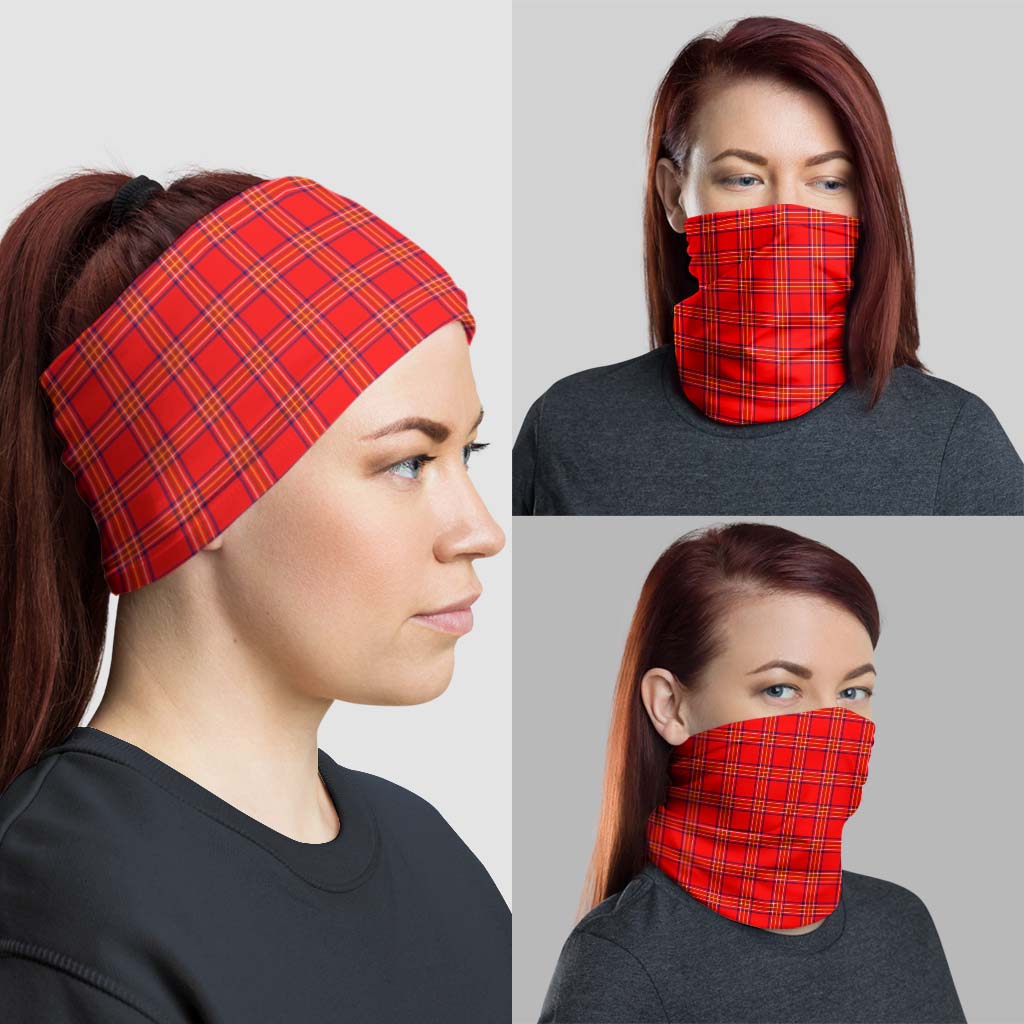 Burnett Modern Tartan Neck Gaiters, Tartan Bandanas, Tartan Head Band