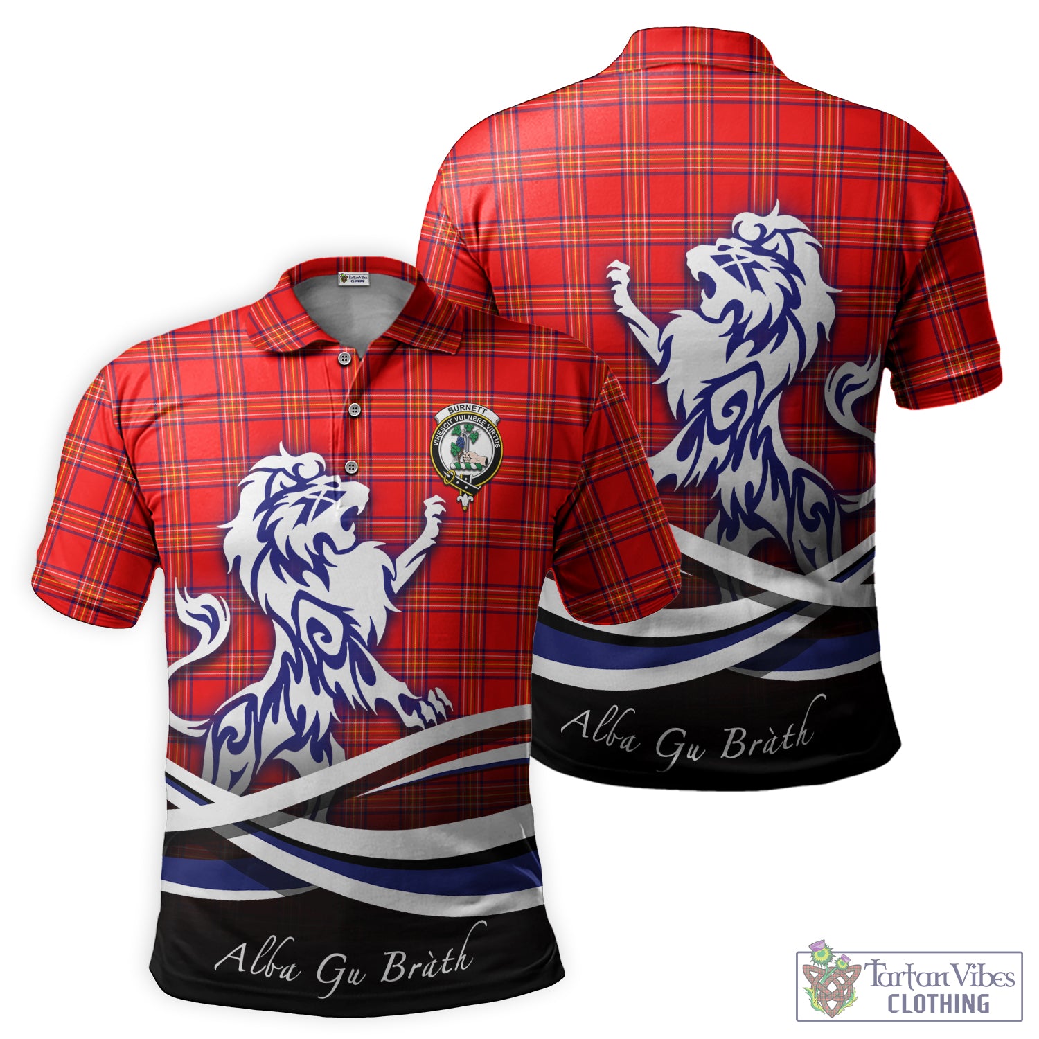 burnett-modern-tartan-polo-shirt-with-alba-gu-brath-regal-lion-emblem