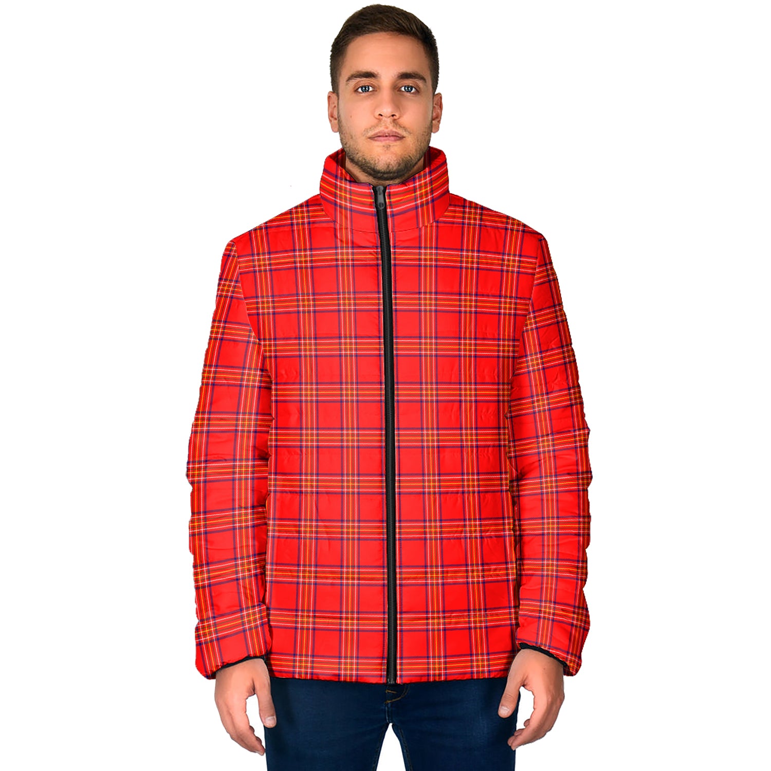 Burnett Modern Tartan Padded Jacket - Tartan Vibes Clothing