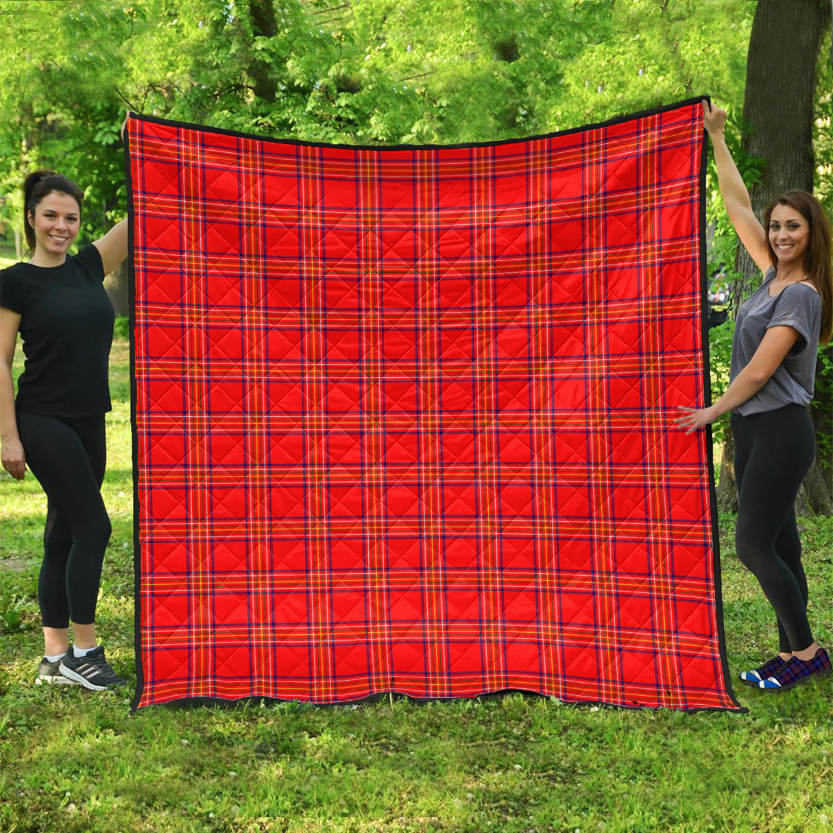 Burnett Modern Tartan Quilt