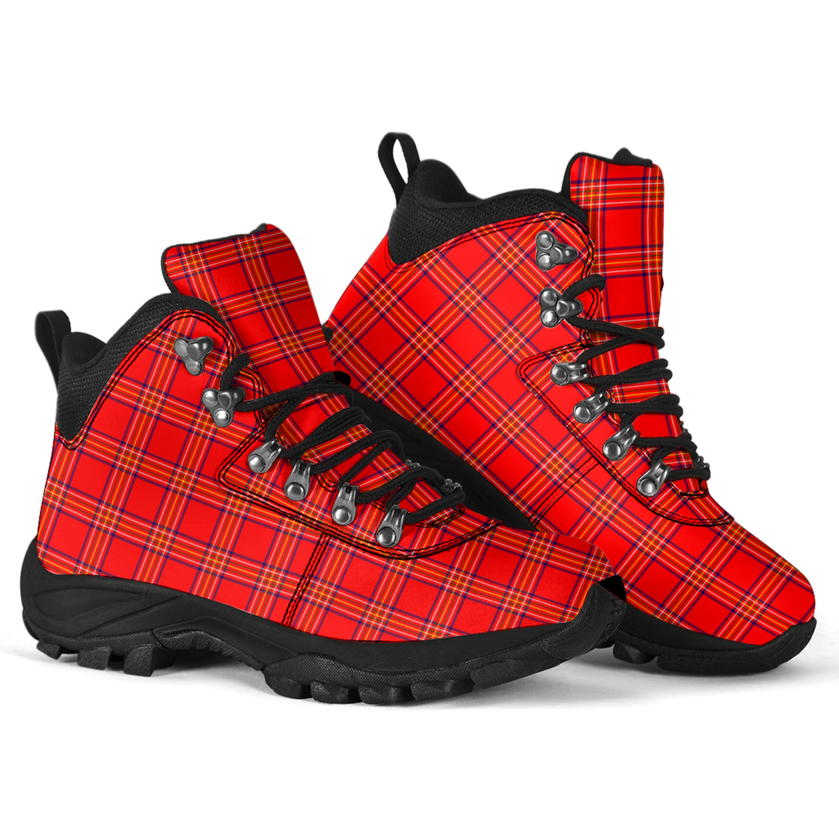 Burnett Modern Tartan Alpine Boots - Tartanvibesclothing