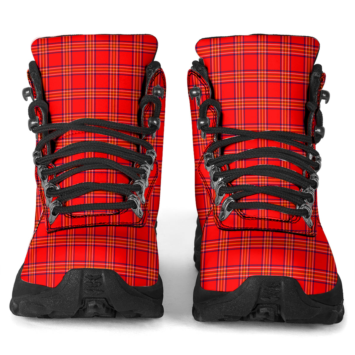 Burnett Modern Tartan Alpine Boots - Tartanvibesclothing