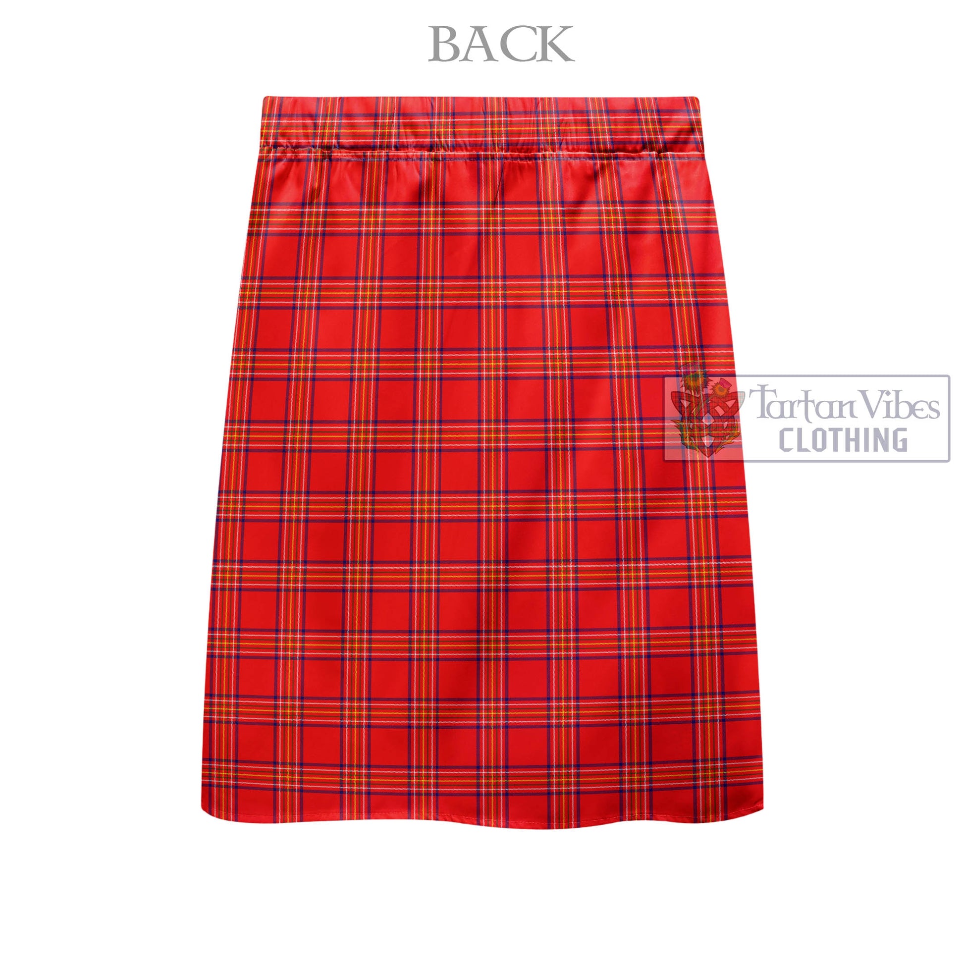 Tartan Vibes Clothing Burnett Modern Tartan Men's Pleated Skirt - Fashion Casual Retro Scottish Style