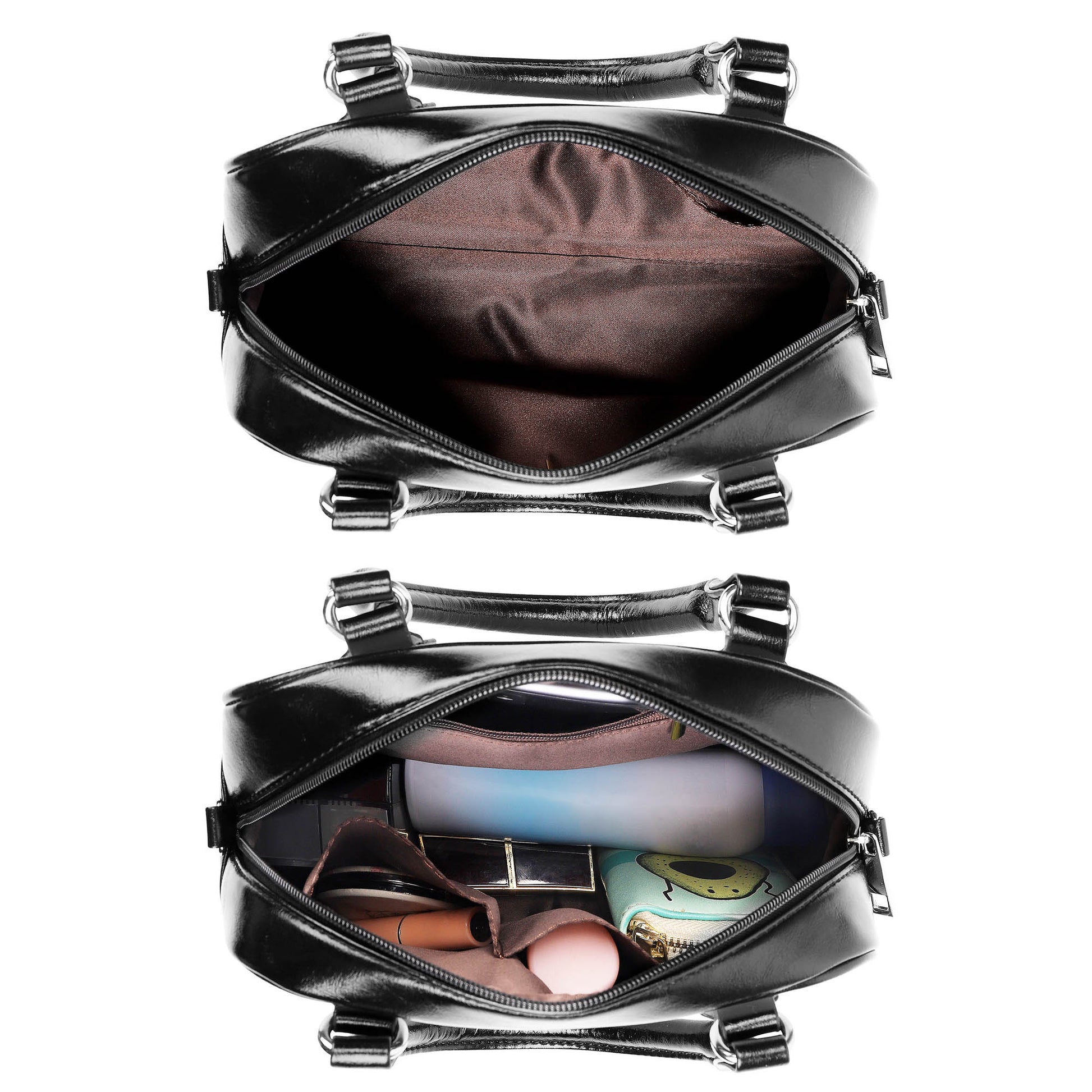 Burnett Modern Tartan Shoulder Handbags with Family Crest - Tartanvibesclothing