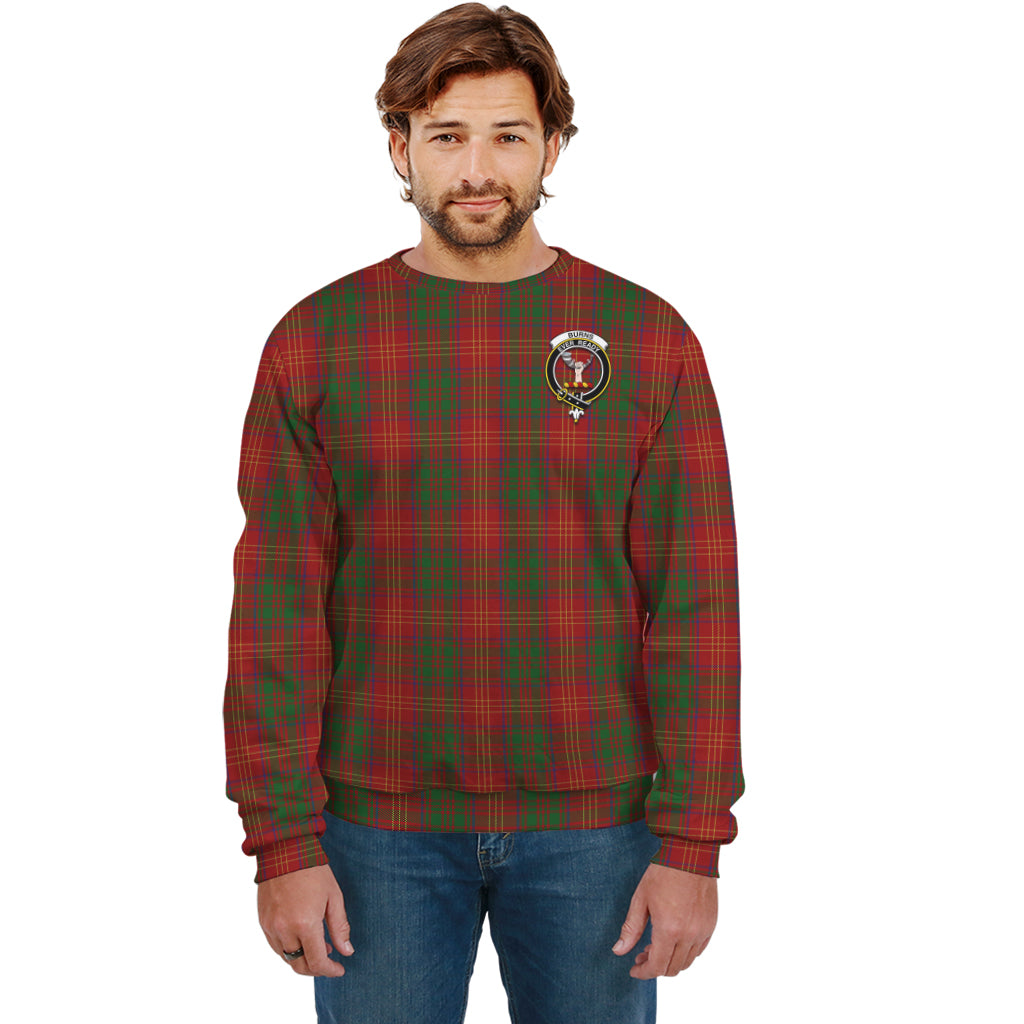 Burns Tartan Sweatshirt with Family Crest Unisex