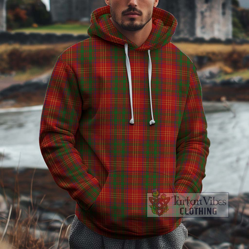 Burns Tartan Cotton Hoodie Pullover Hoodie XS - Tartan Vibes Clothing