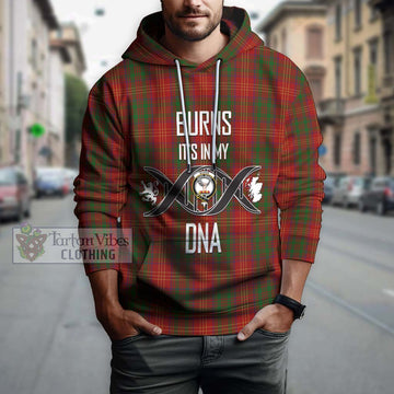 Burns Tartan Hoodie with Family Crest DNA In Me Style