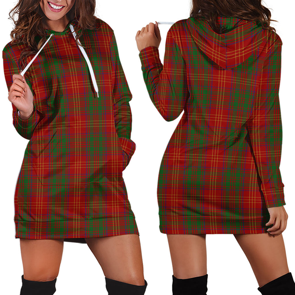 Burns Tartan Hoodie Dress - Tartan Vibes Clothing