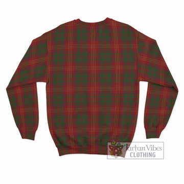 Burns Tartan Sweatshirt with Family Crest DNA In Me Style