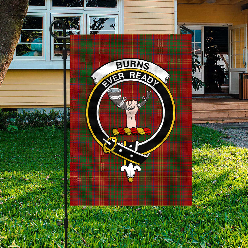 Burns Tartan Flag with Family Crest - Tartan Vibes Clothing