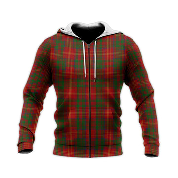 Burns Tartan Knitted Hoodie