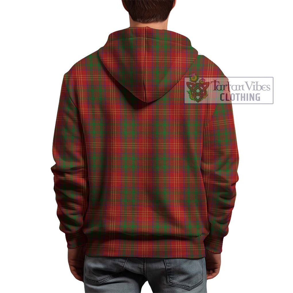 Burns Tartan Hoodie with Family Crest DNA In Me Style - Tartanvibesclothing Shop