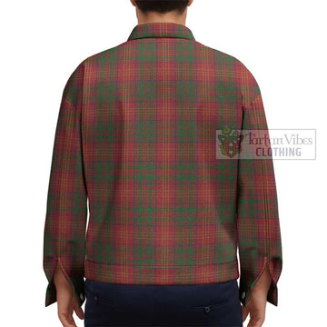 Burns Tartan Unisex Lapel Cotton Jacket