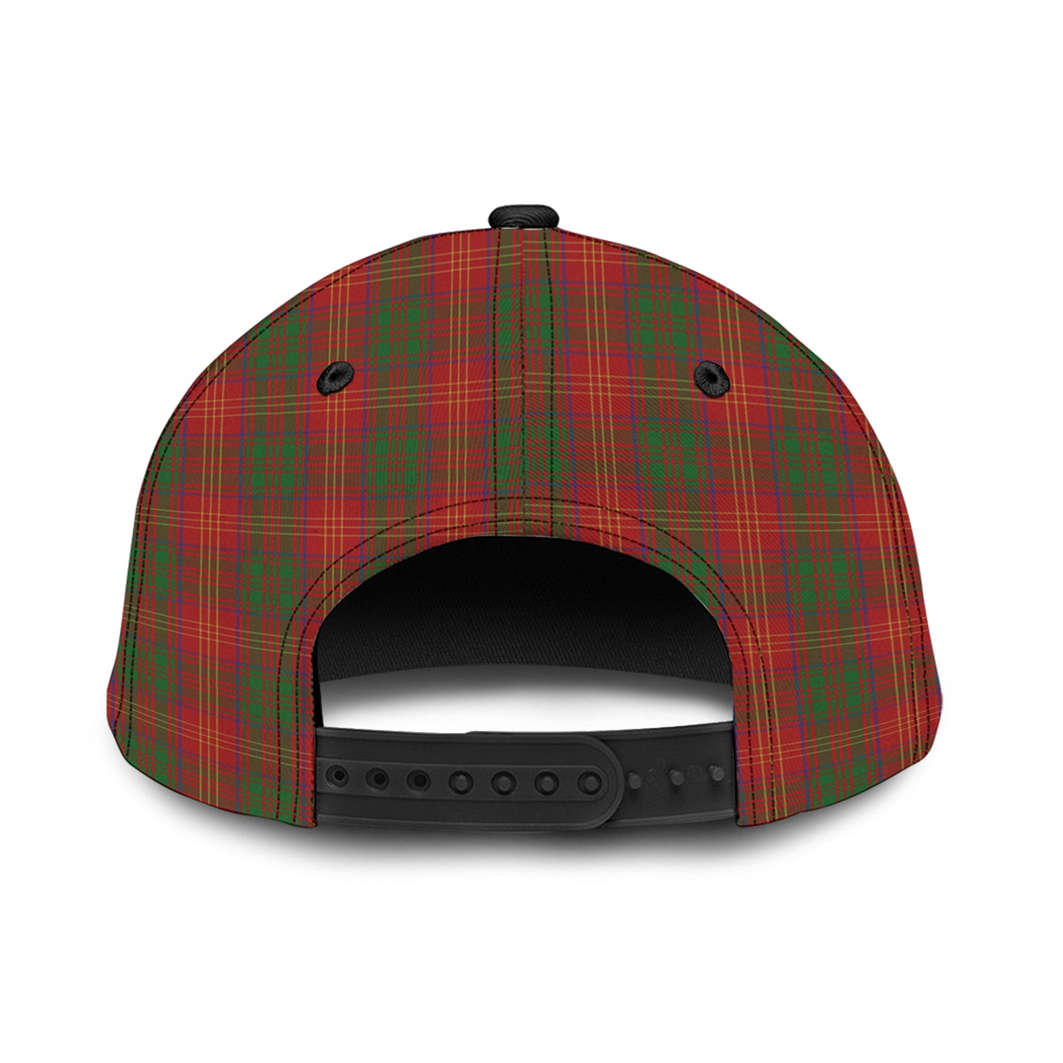 Burns Tartan Classic Cap with Family Crest - Tartan Vibes Clothing