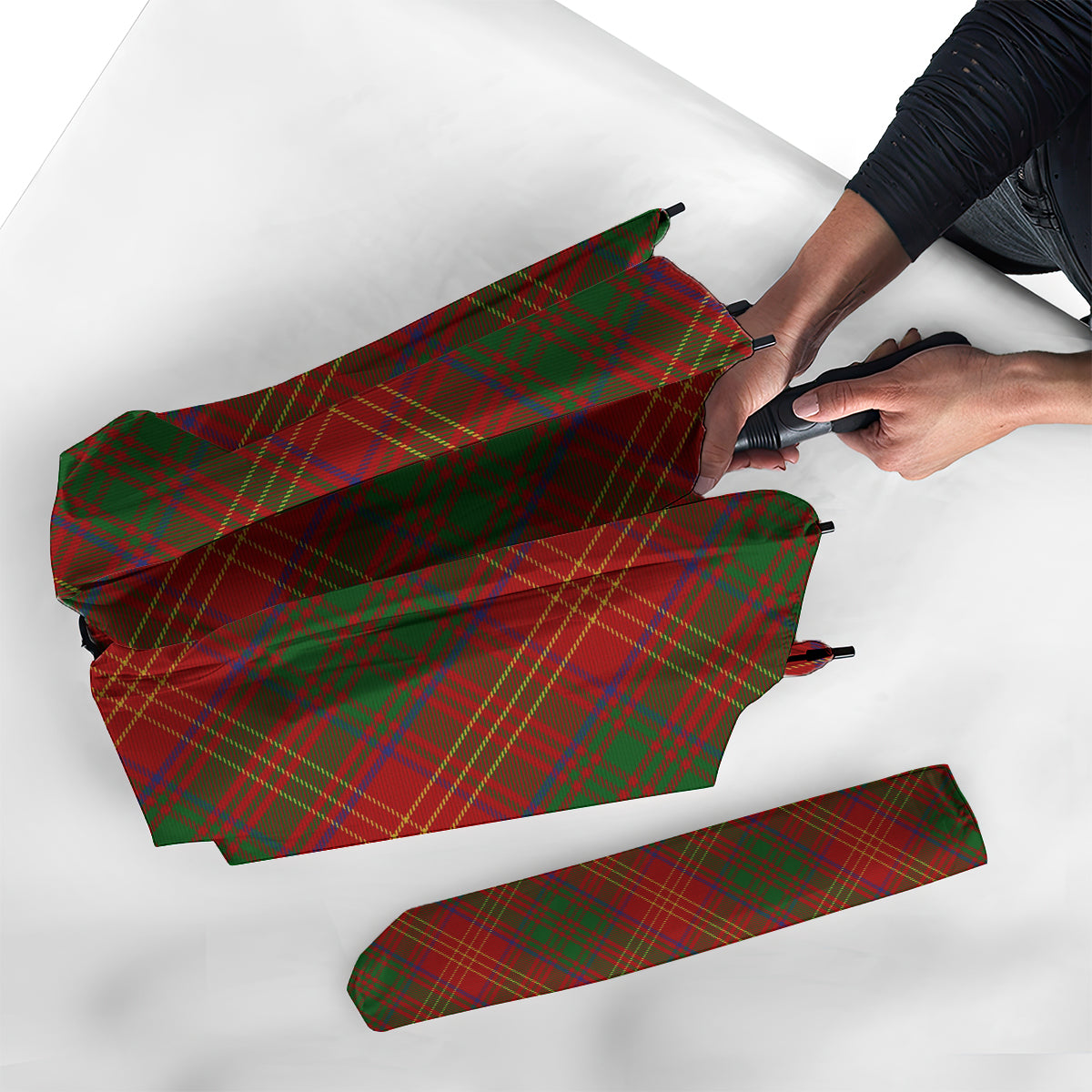 Burns Tartan Umbrella - Tartanvibesclothing