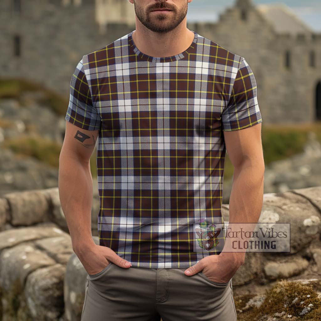 Burns Battalion Weathered Tartan Cotton T-Shirt Men's Shirt - Tartanvibesclothing Shop