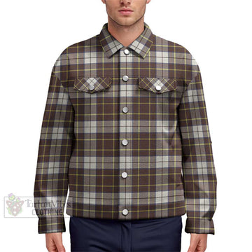 Burns Battalion Weathered Tartan Unisex Lapel Cotton Jacket