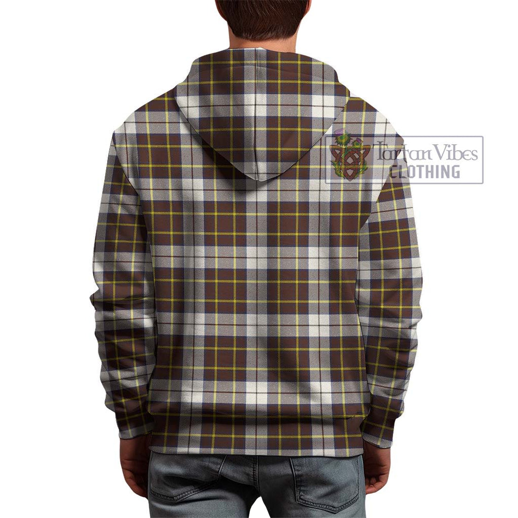 Burns Battalion Weathered Tartan Hoodie with Family Crest DNA In Me Style - Tartanvibesclothing Shop