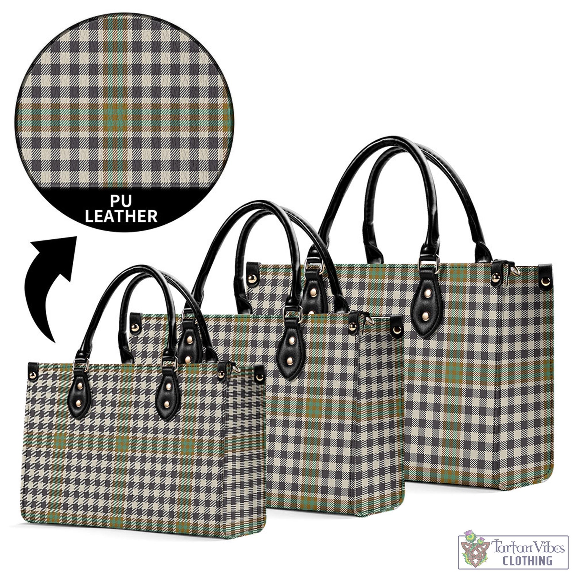 Tartan Vibes Clothing Burns Check Tartan Luxury Leather Handbags