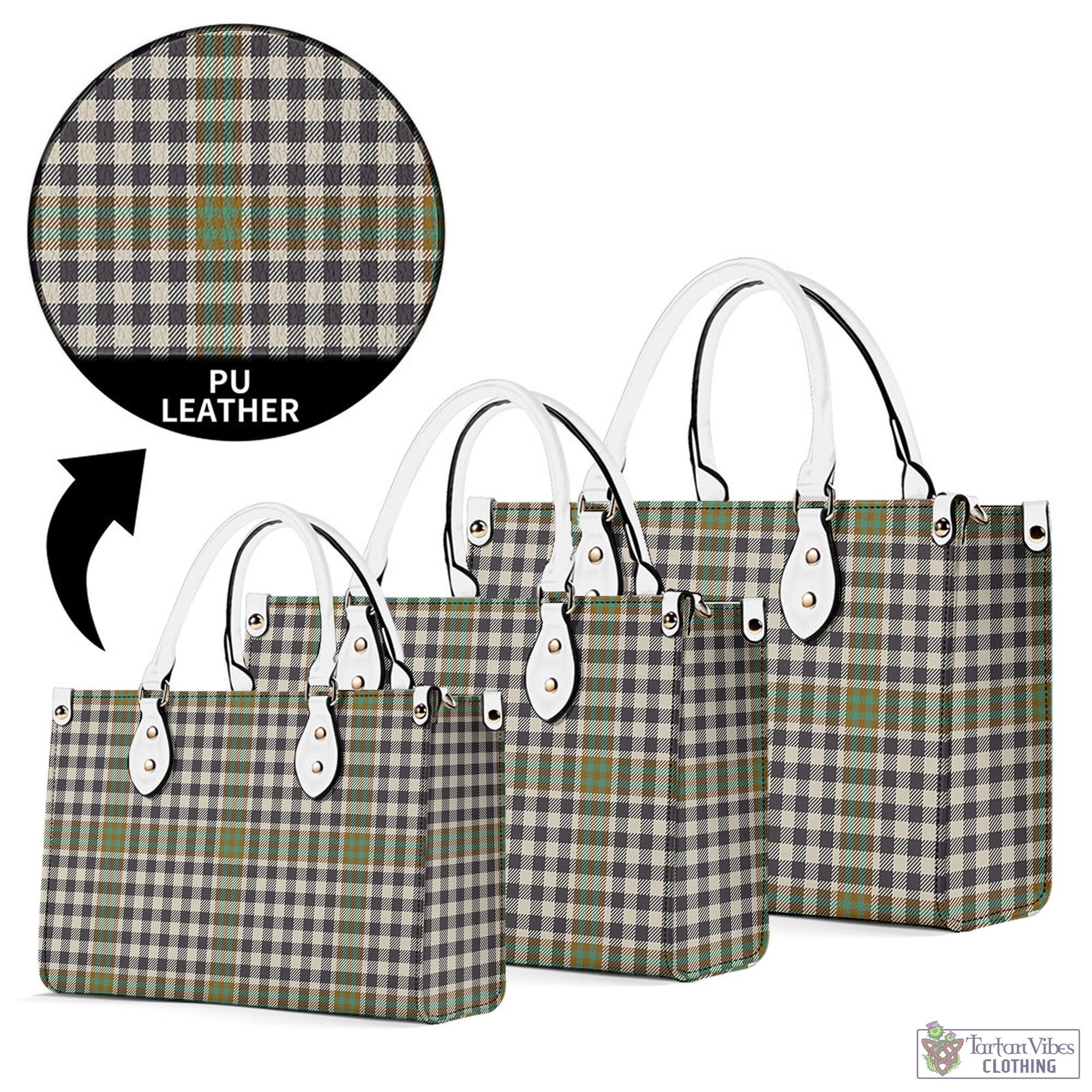 Tartan Vibes Clothing Burns Check Tartan Luxury Leather Handbags