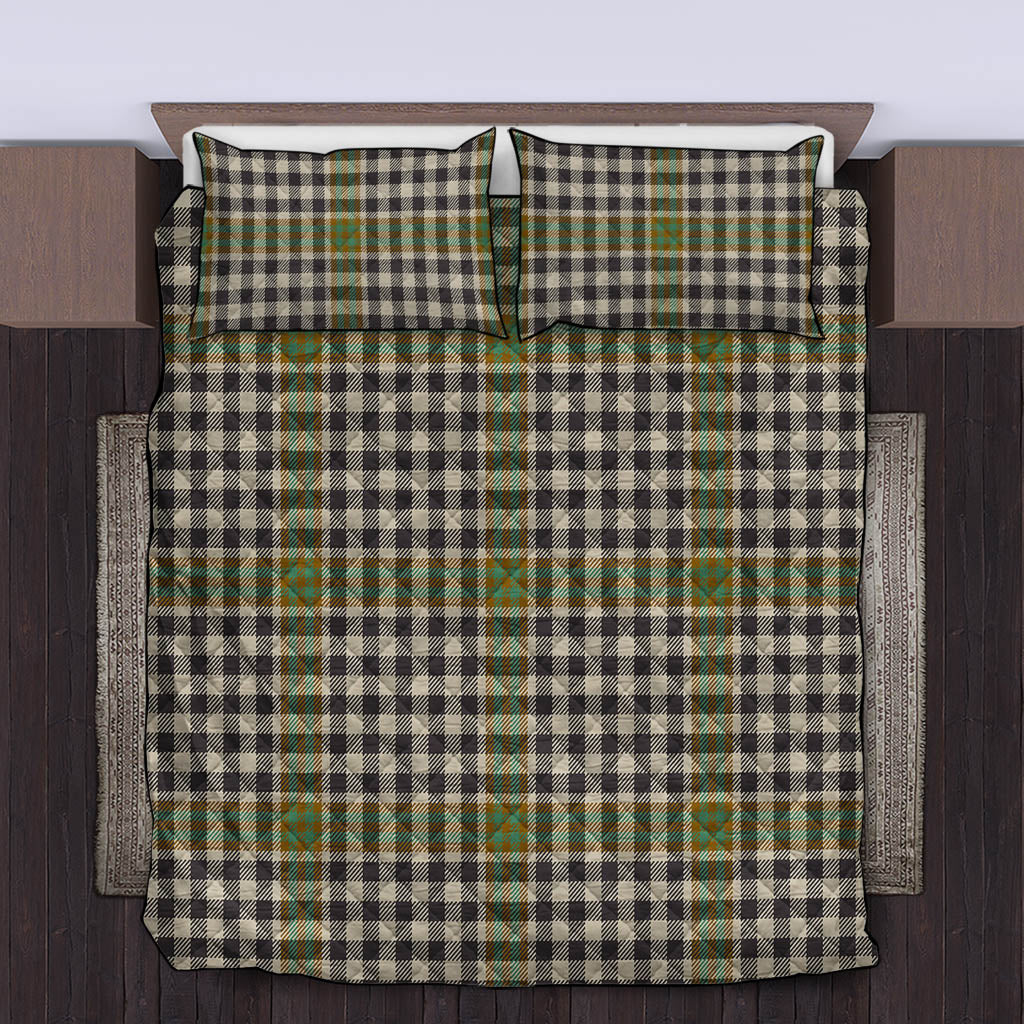 Burns Check Tartan Quilt Bed Set - Tartanvibesclothing