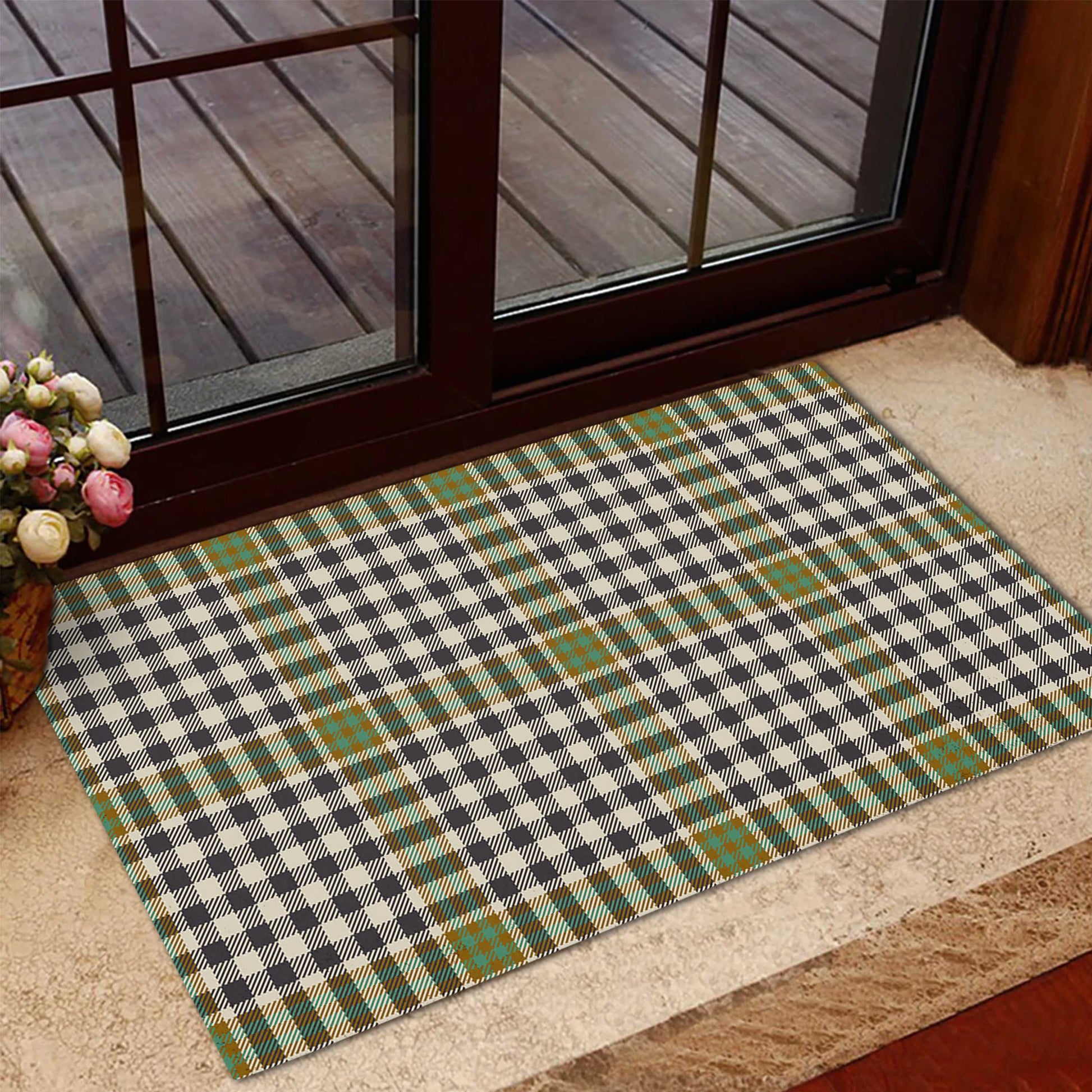 Burns Check Tartan Door Mat - Tartanvibesclothing