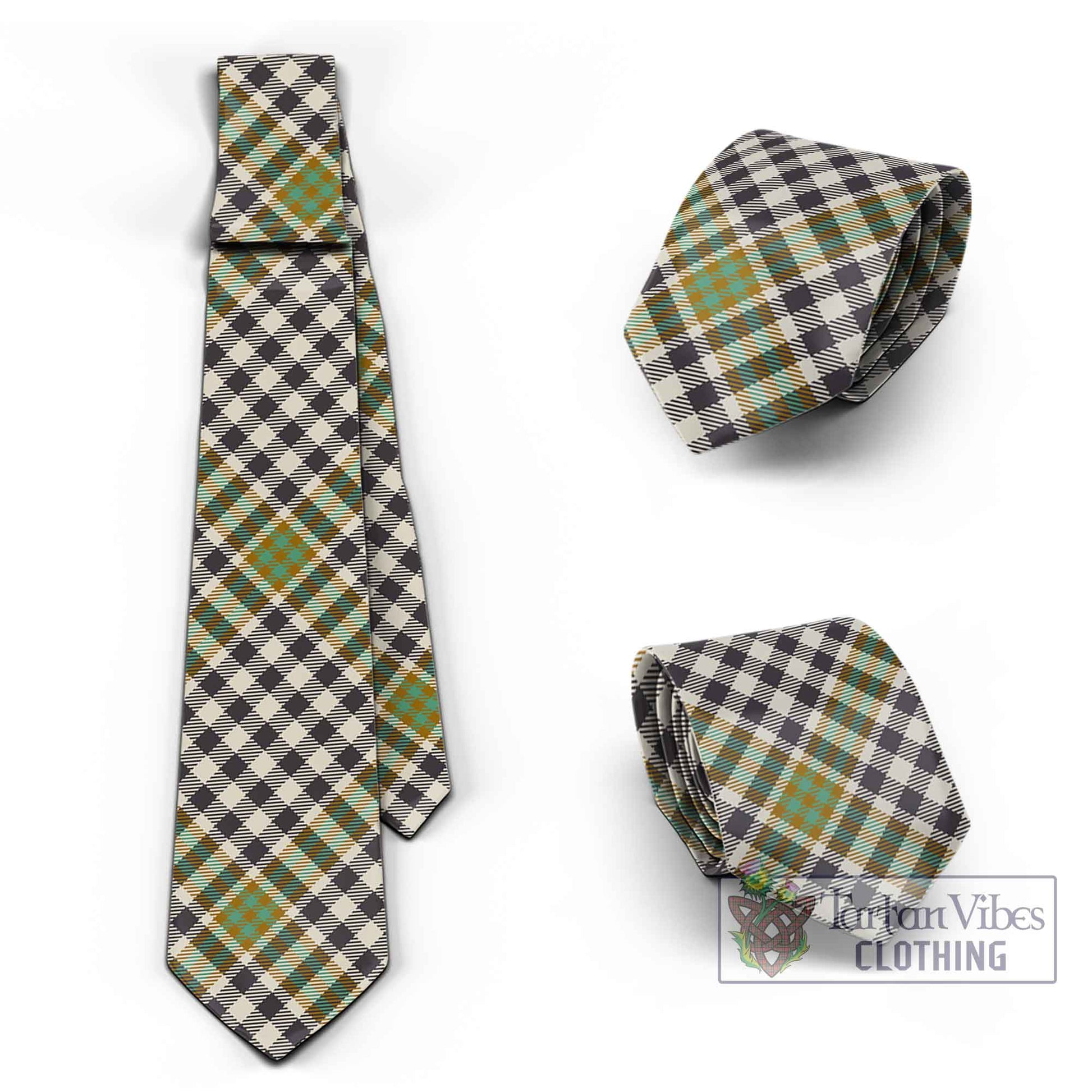 Tartan Vibes Clothing Burns Check Tartan Classic Necktie Cross Style