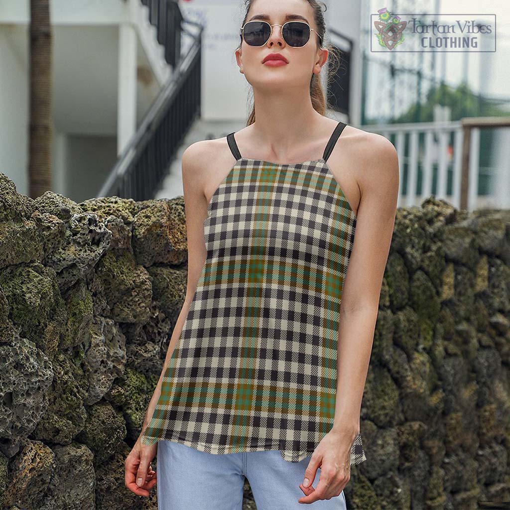 Tartan Vibes Clothing Burns Check Tartan Loose Halter Neck Camisole