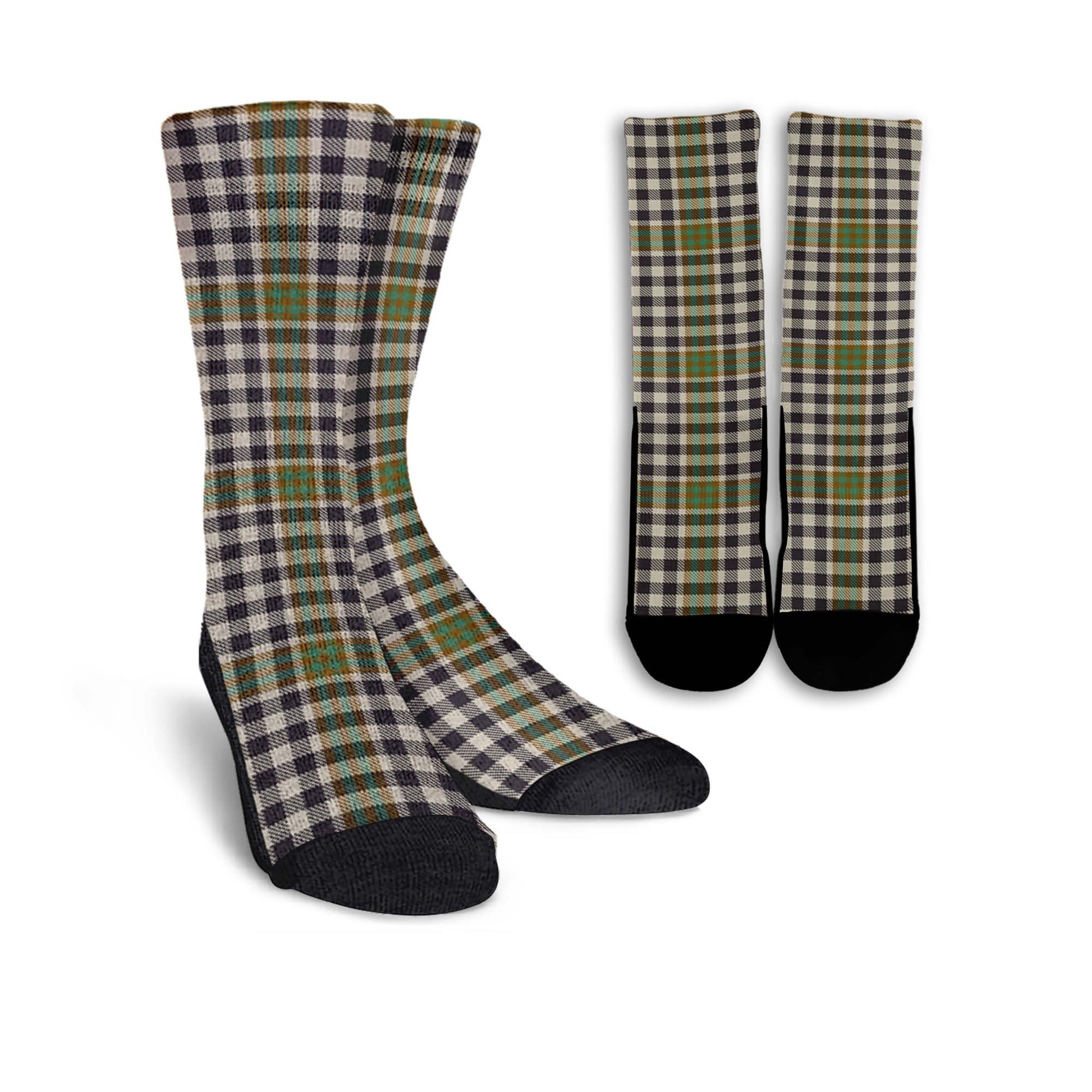 Burns Check Tartan Crew Socks - Tartanvibesclothing