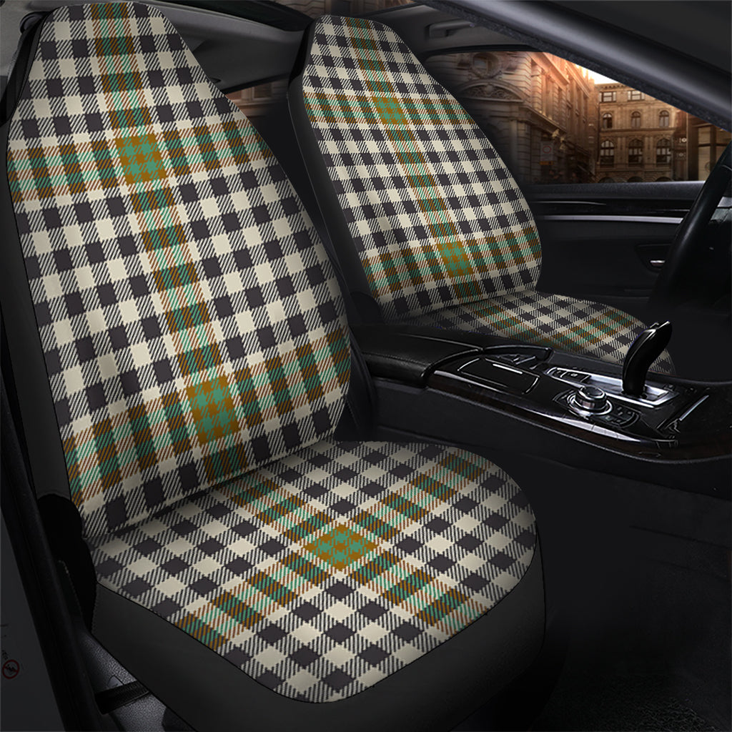 Burns Check Tartan Car Seat Cover One Size - Tartanvibesclothing