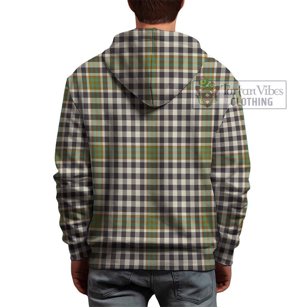 Burns Check Tartan Hoodie with Family Crest DNA In Me Style - Tartanvibesclothing Shop