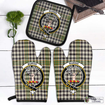 Burns Check Tartan Combo Oven Mitt & Pot-Holder with Family Crest