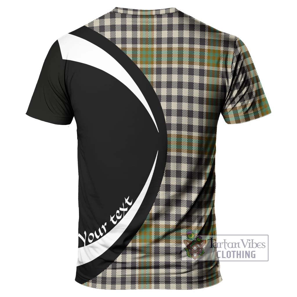 Tartan Vibes Clothing Burns Check Tartan T-Shirt with Family Crest Circle Style