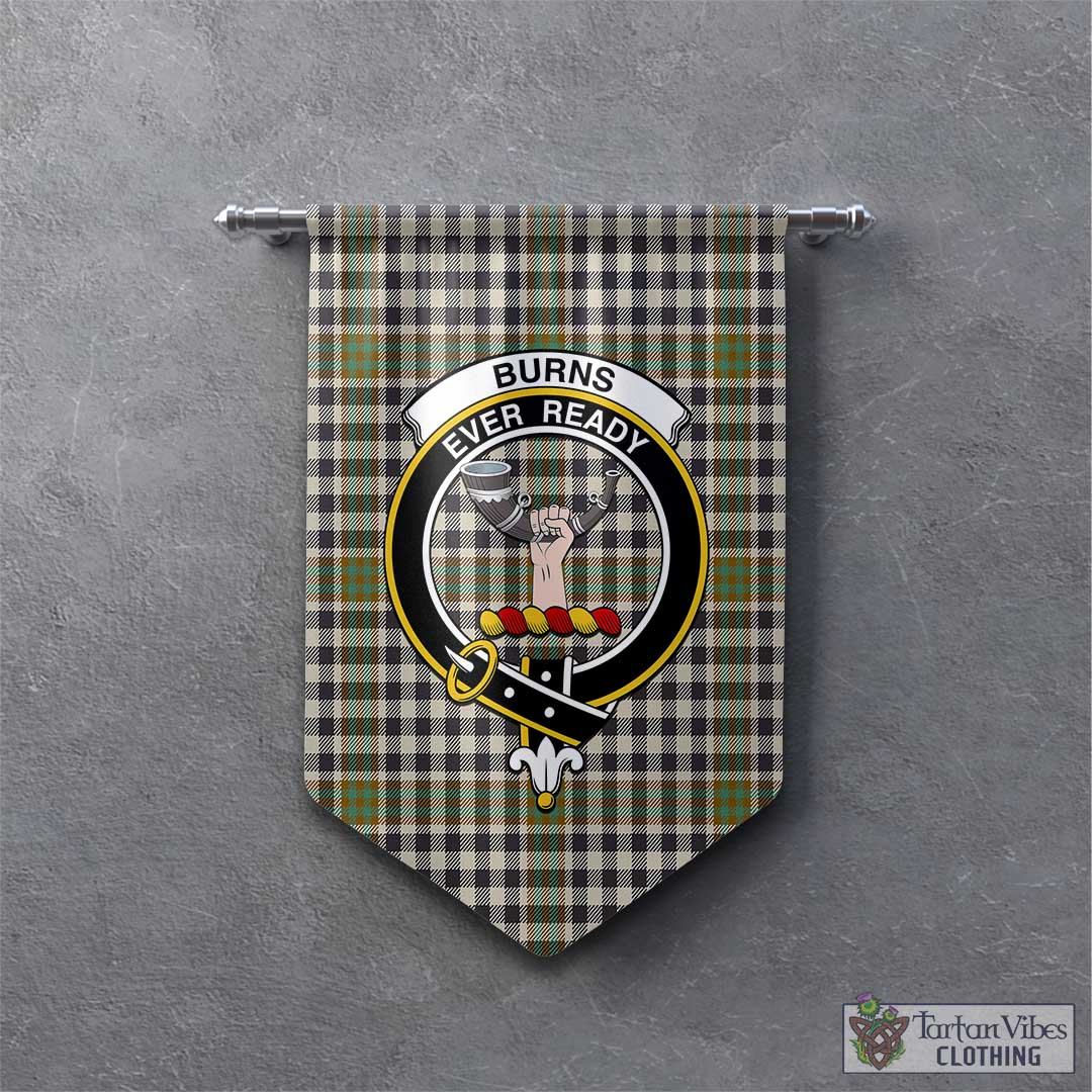 Burns Check Tartan Gonfalon, Tartan Banner with Family Crest – Tartan ...