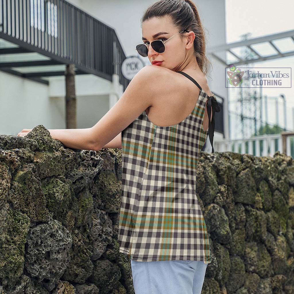 Tartan Vibes Clothing Burns Check Tartan Loose Halter Neck Camisole