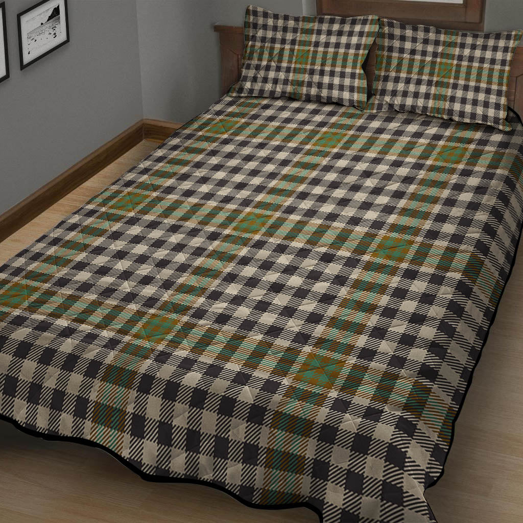 Burns Check Tartan Quilt Bed Set - Tartanvibesclothing