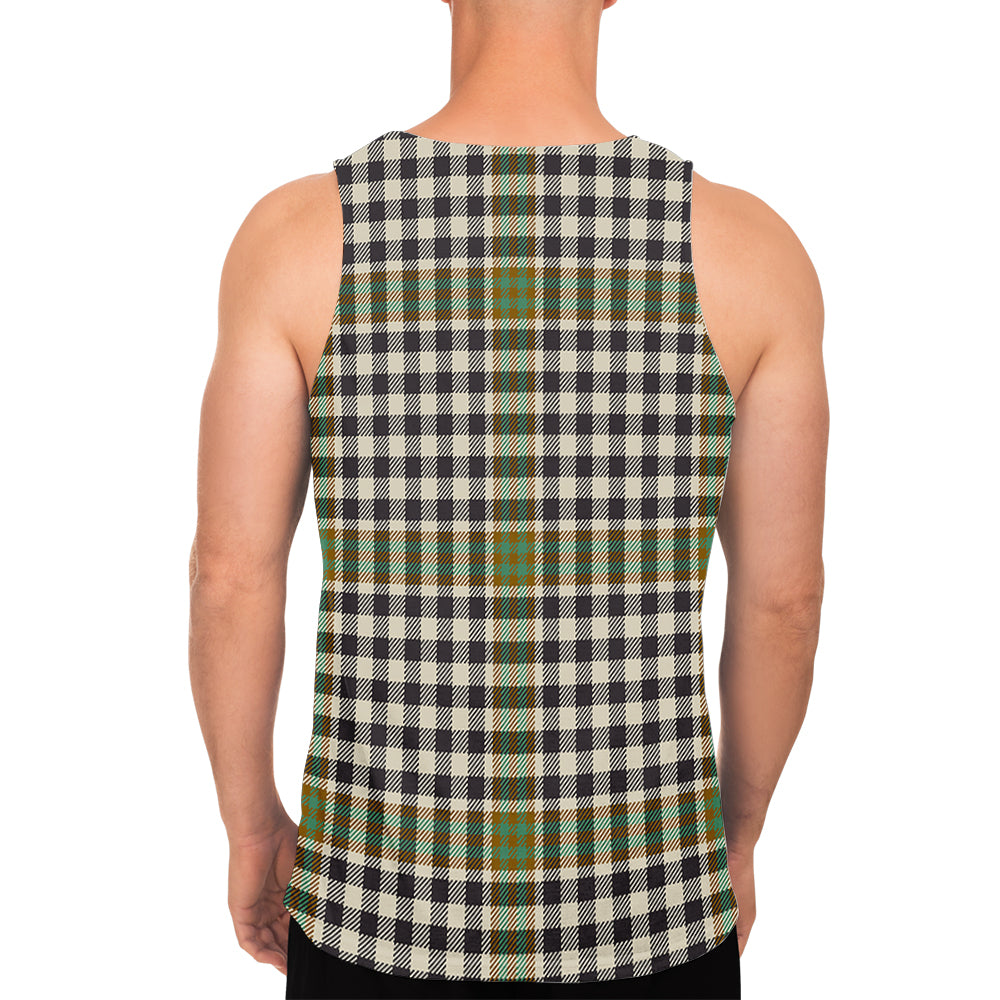 Burns Check Tartan Mens Tank Top