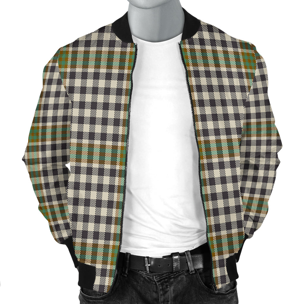 Burns Check Tartan Bomber Jacket