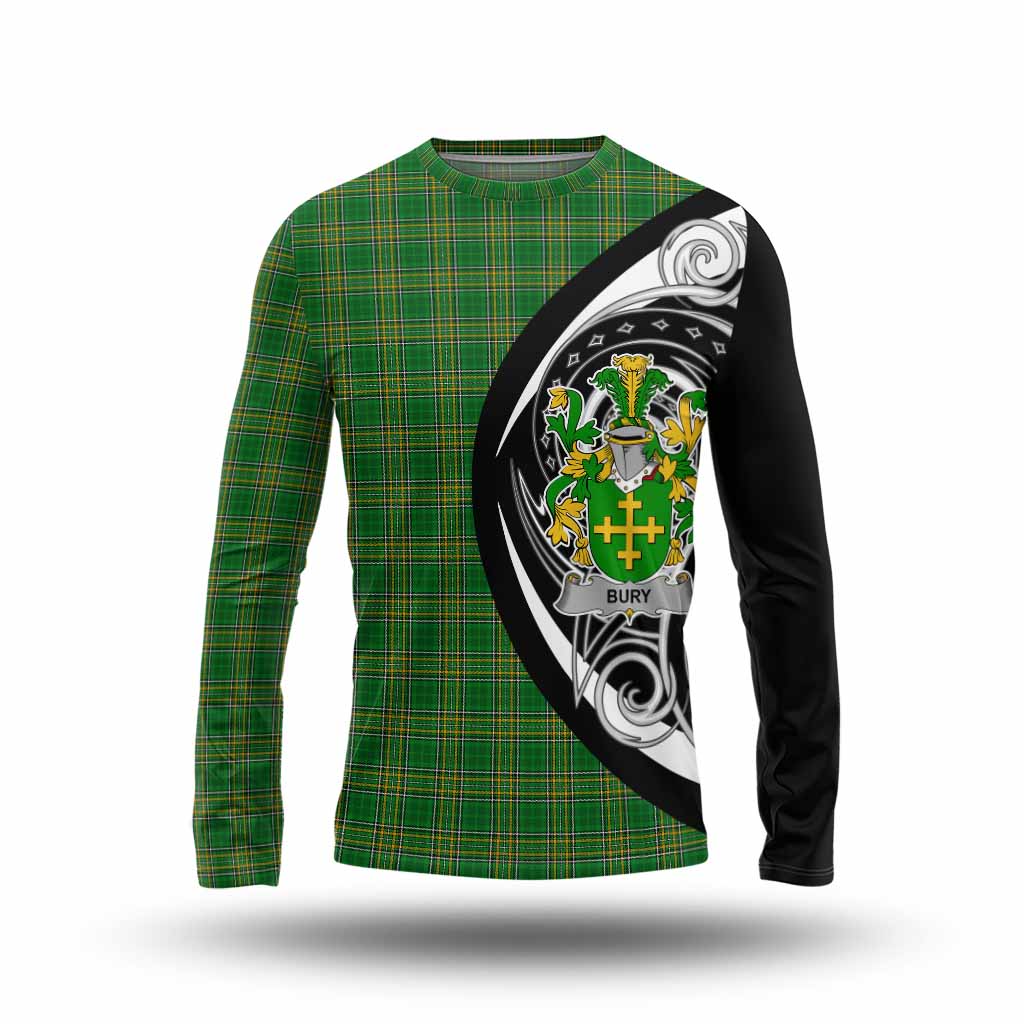 Bury Irish Clan Long Sleeve T-Shirt Celtic Circle Style Unisex - Tartan Vibes Clothing