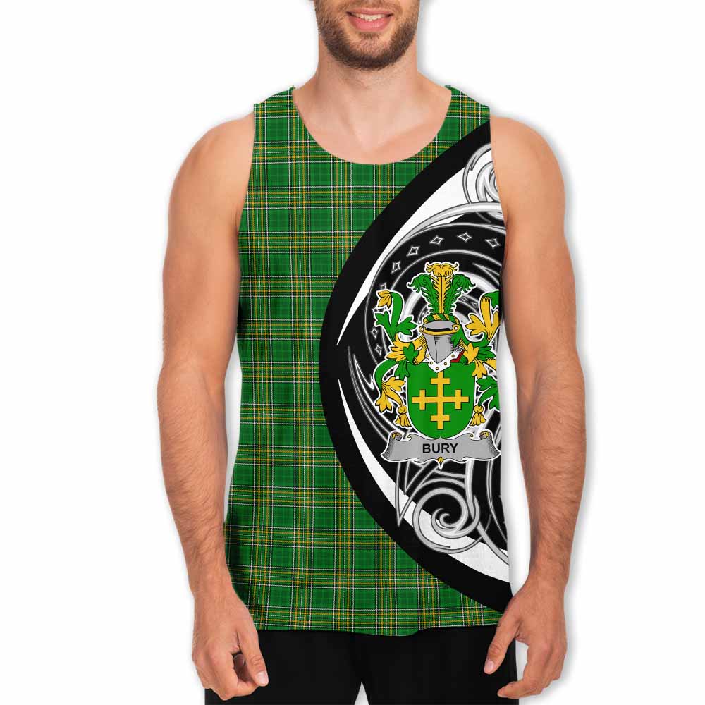 Bury Irish Clan Men's Tank Top Celtic Circle Style Men - Tartan Vibes Clothing