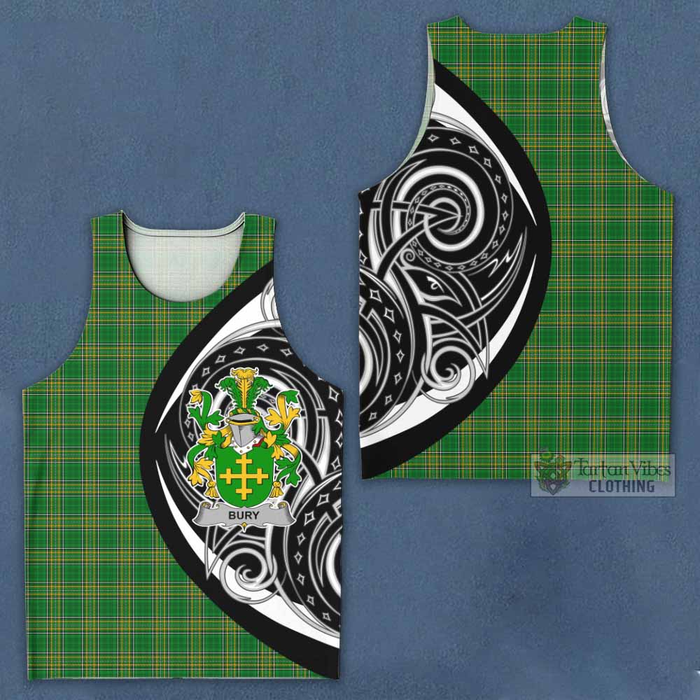 Bury Irish Clan Men's Tank Top Celtic Circle Style - Tartan Vibes Clothing