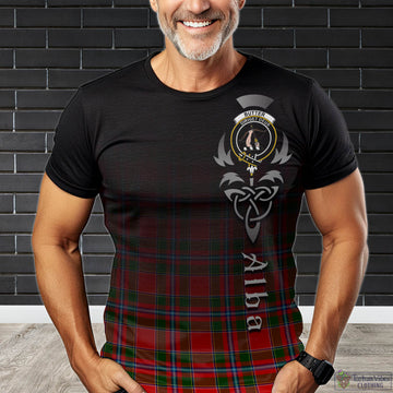 Butter Tartan T-Shirt Featuring Alba Gu Brath Family Crest Celtic Inspired