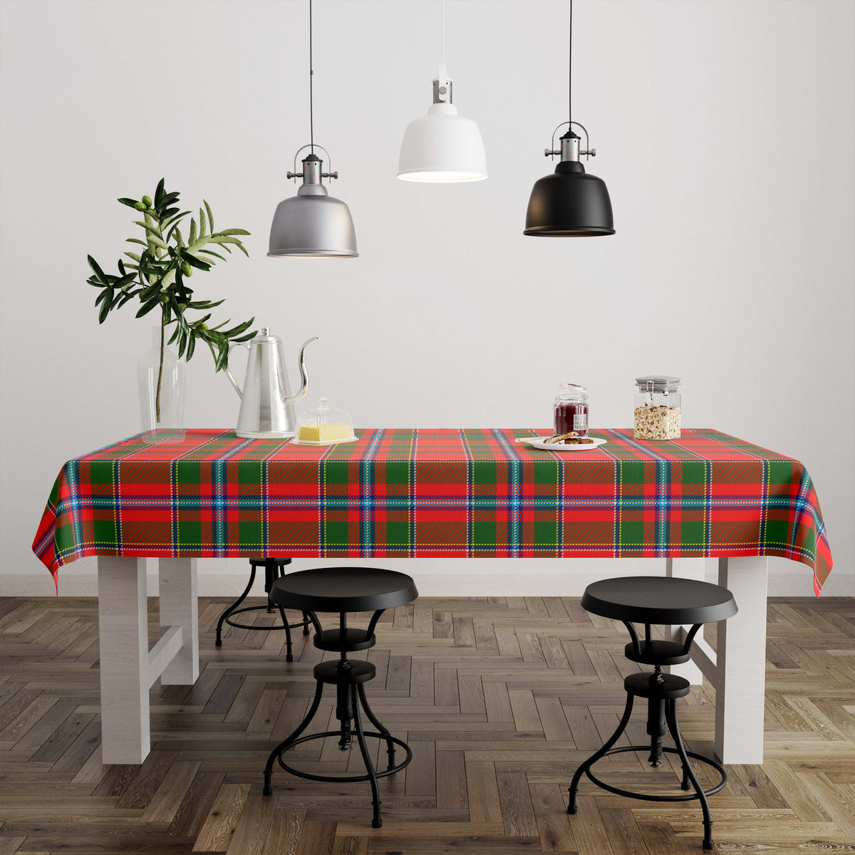 Butter Tartan Tablecloth - Tartan Vibes Clothing